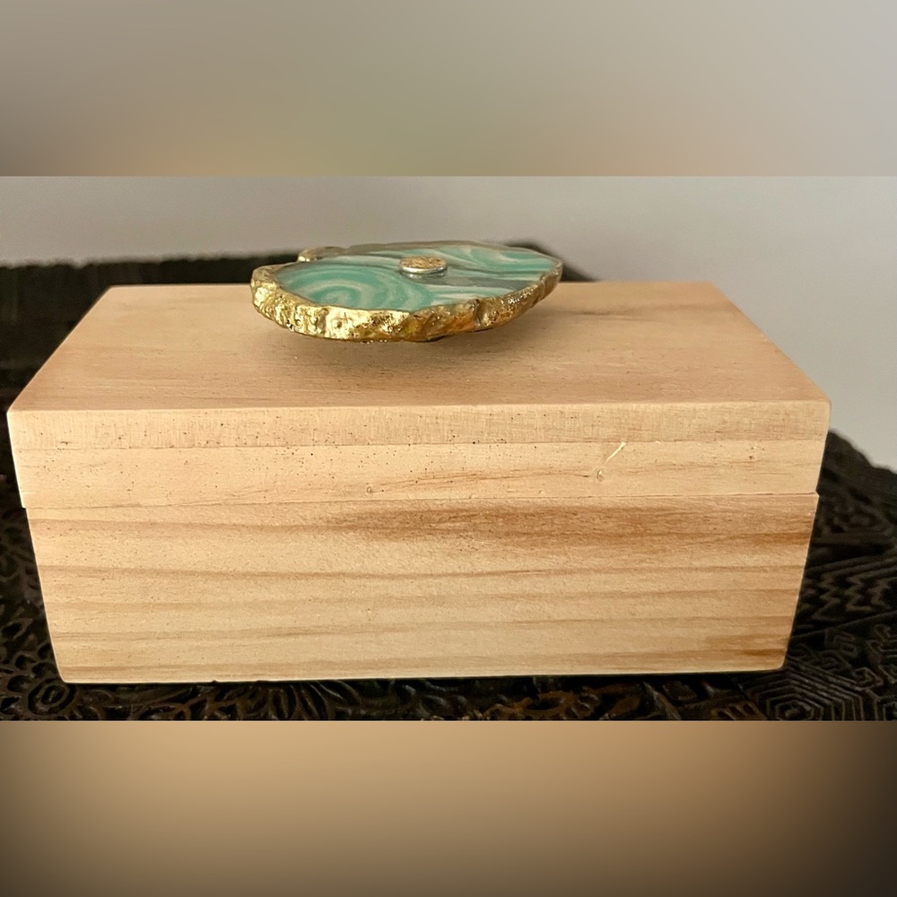 NEW (2) Ashland Coastal Prep Wood Lottoral Chic Containers - Picture 4 of 9